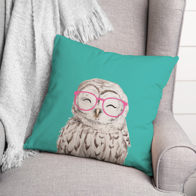 Housse de coussin d'extérieur carré et insert, Bleu