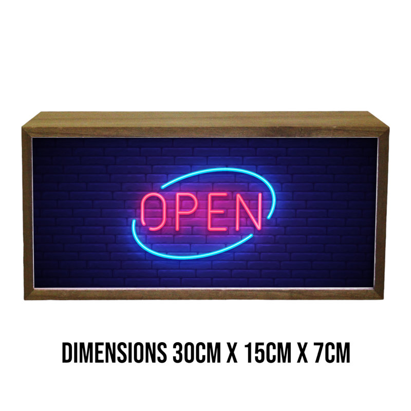 Raybert Open 15" LED Sign