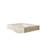 24" Cream Gold Vein Sintered Stone Countertop&Undermount Ceramic Basin with 1 Standard Pre-drilled Faucet Hole, NO Cabinet, NO Faucet and Sink Cover