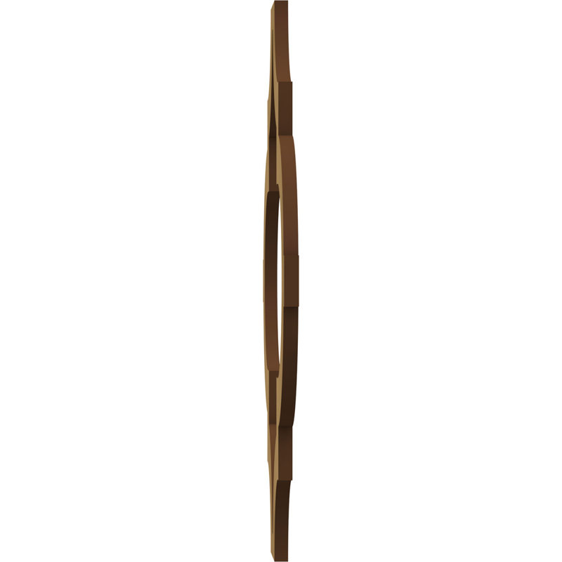 Panneaux muraux en bois Marrakech, H 15 3/8 po x l 15 3/8 po x P 3/8 po, Naturel