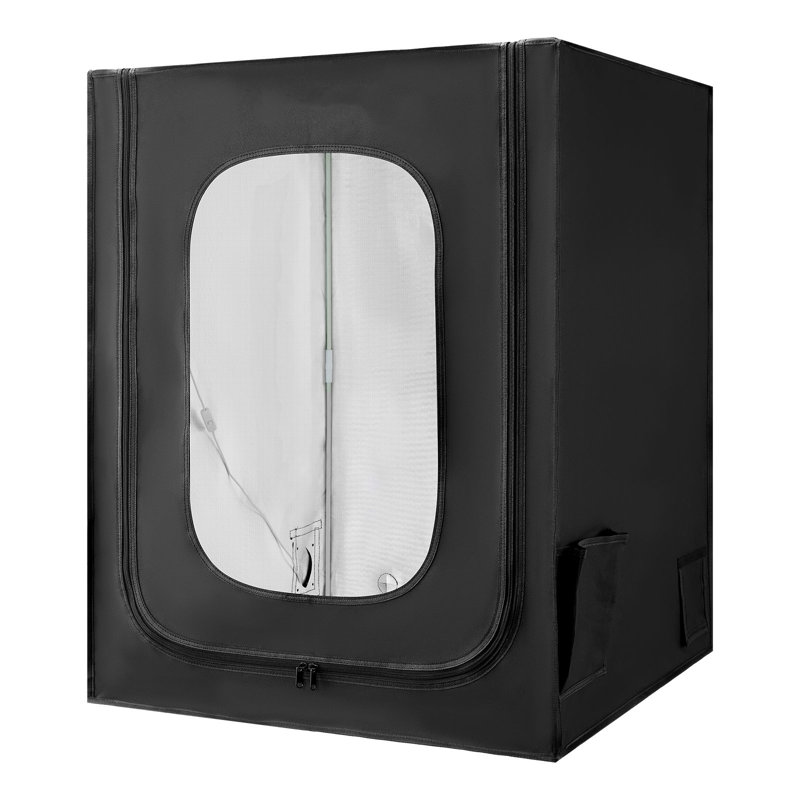 Boîtier pour imprimante 3D, grande tente pour imprimante 3D en tissu Oxford imperméable à l'eau, boîtier de protection à température constante avec éclairage DEL, compatible avec les modèles populaires Creality / ELEGOO / Anycubic