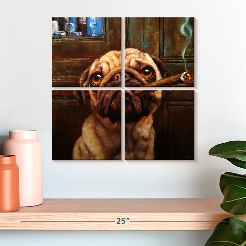 Ketti Uptown Pug, 18'' H x 18'' W