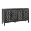 Buffet rétro en bois avec porte squelette-517248922