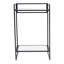 Micheleen Glass Top Sled End Table