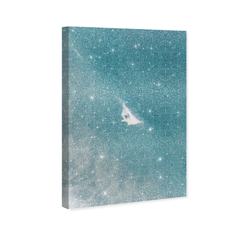 Aquamarine Breath Print by Oliver Gal, 54"H x 36"W, Gallery Wrapped