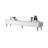 Walnut Veneer TV Stand with Four Drawers-100662635