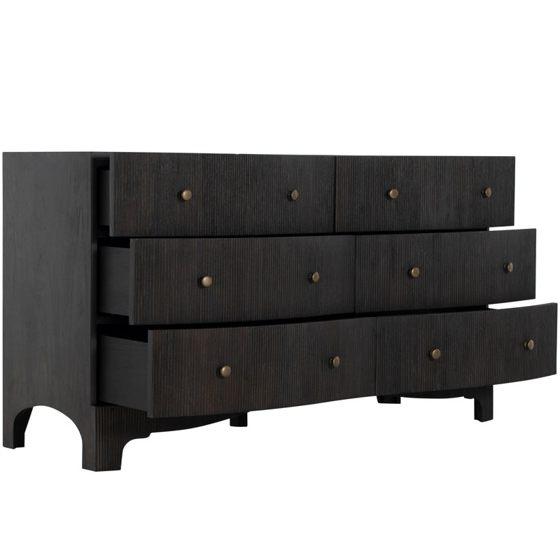Princeton Dresser - Dark, Black
