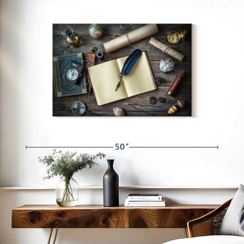 Kerner World Travel Journal, 24" H x 36" W