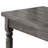 Weathered Grey Dining Bench With Turned Legs