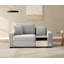 Canapé modulaire 63,2 po avec accoudoirs de rangement et console centrale pour le salon-129584172