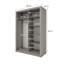 Badrudeen 2 Door Manufactured Wood Wardrobe-1771317844
