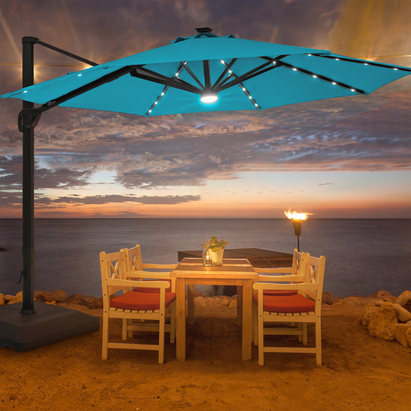 Parasol suspendu suspendu 11 pi, Lac bleu