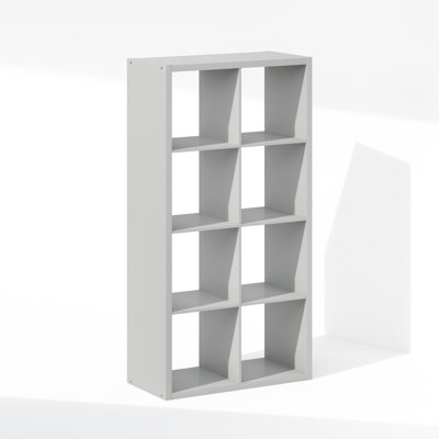 Furinno Cubic Open Back Multipurpose Clothing & Closet Storage Organizer Shelf, 8-Cube by Ebern Designs