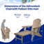 Chaise Adirondack pour l'extérieur Hdpe-1484479573