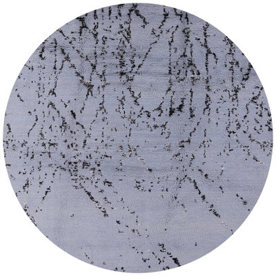Tapis oriental noir et gris