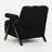 27.6" Wide Bouclé Upholstered Accent Chair With Solid Wood Legs, Mid-Century Modern Armchair-1764428734