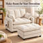 Upholstered 42.52 " Chenille Sofa-2102359707