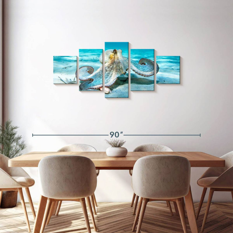 Roaming Octopus, 30" H x 68" W