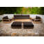 Pacific Outdoor 4 - Piece Teak Conversation Set with Sunbrella Cushions-378149491-399925462