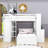 Crone Full Over Twin 2 Drawers Wood Bunk Bed with Shelves,Desk and Wardrobe-1754919605