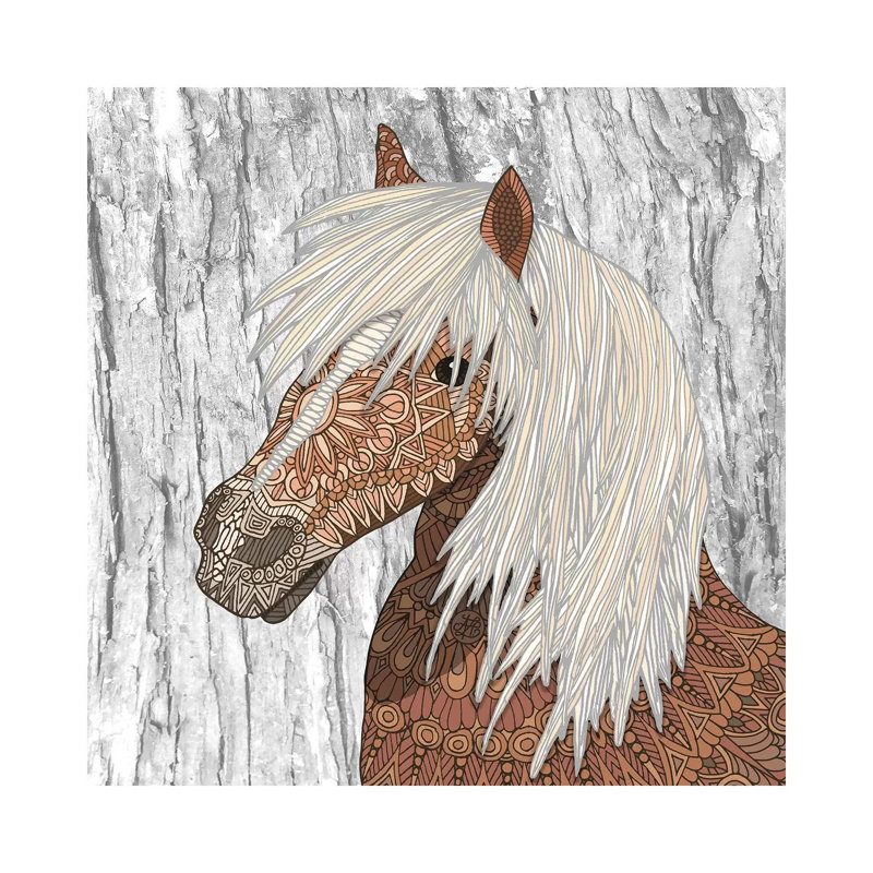 Nickerson - Haflinger Horse by Angelika Parker - Wrapped Canvas Print, 45.72 cm H x 45.72 cm W