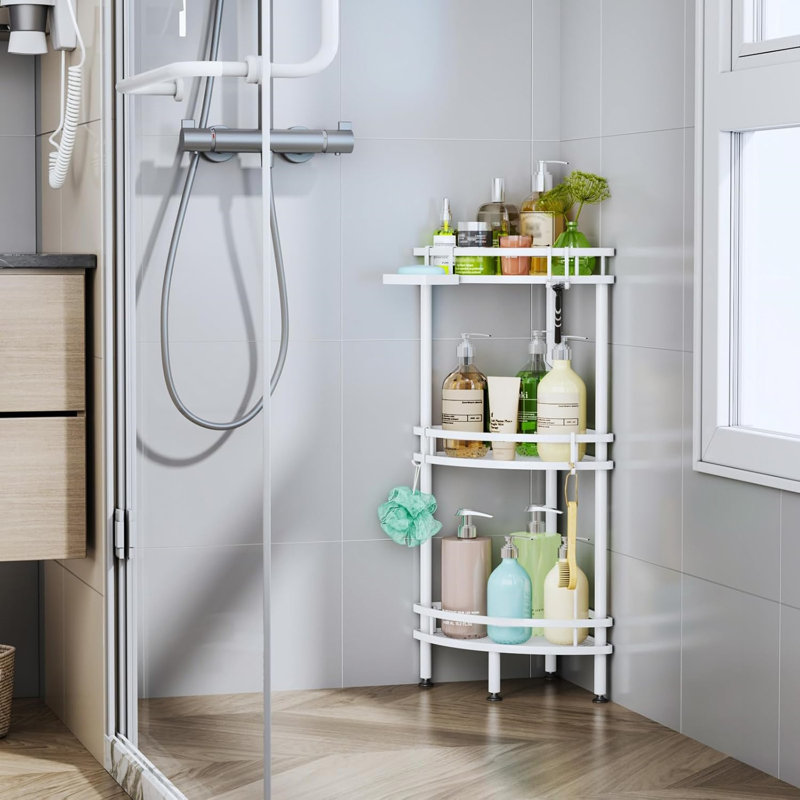 Freestanding Stainless Steel Shower Caddy