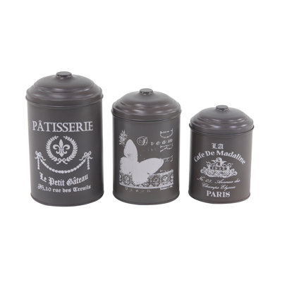Vicknair Metal Canister - Set of 3