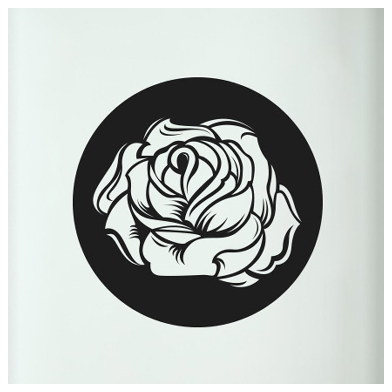 Plants & Flowers Wall Decal, Black