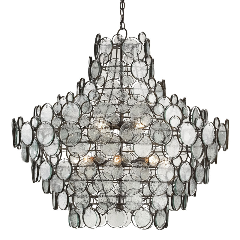 Lustre spectaculaire à niveaux 12 lumières Galahad