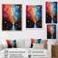 «Hardedge Art Mystic Melody», art mural abstrait sur toile FDP72664-1663245697-1663245696