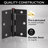 3-1/2 in. Butt Bearing 10 Door Hinges-86637895