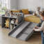 Lit simple mezzanine bas
