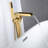Waterfall Tub Filler Freestanding Bathtub Faucet Floor Mount Brass Single Handle Bathroom Faucets with Hand Shower-98619740