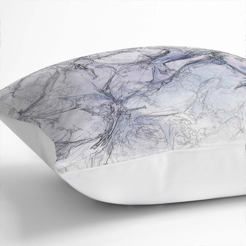 Square Throw Cushion, White, 40cm H x 40cm W x 15cm D