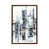 Toile classique avec cadre brun