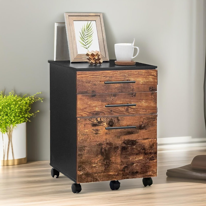 Calaw 40cm Wide Mobile File Cabinet
