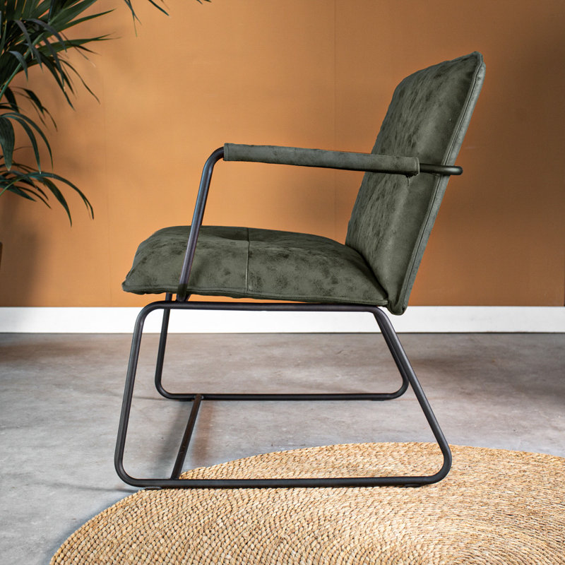 Shae Upholstered Accent Chair, Green