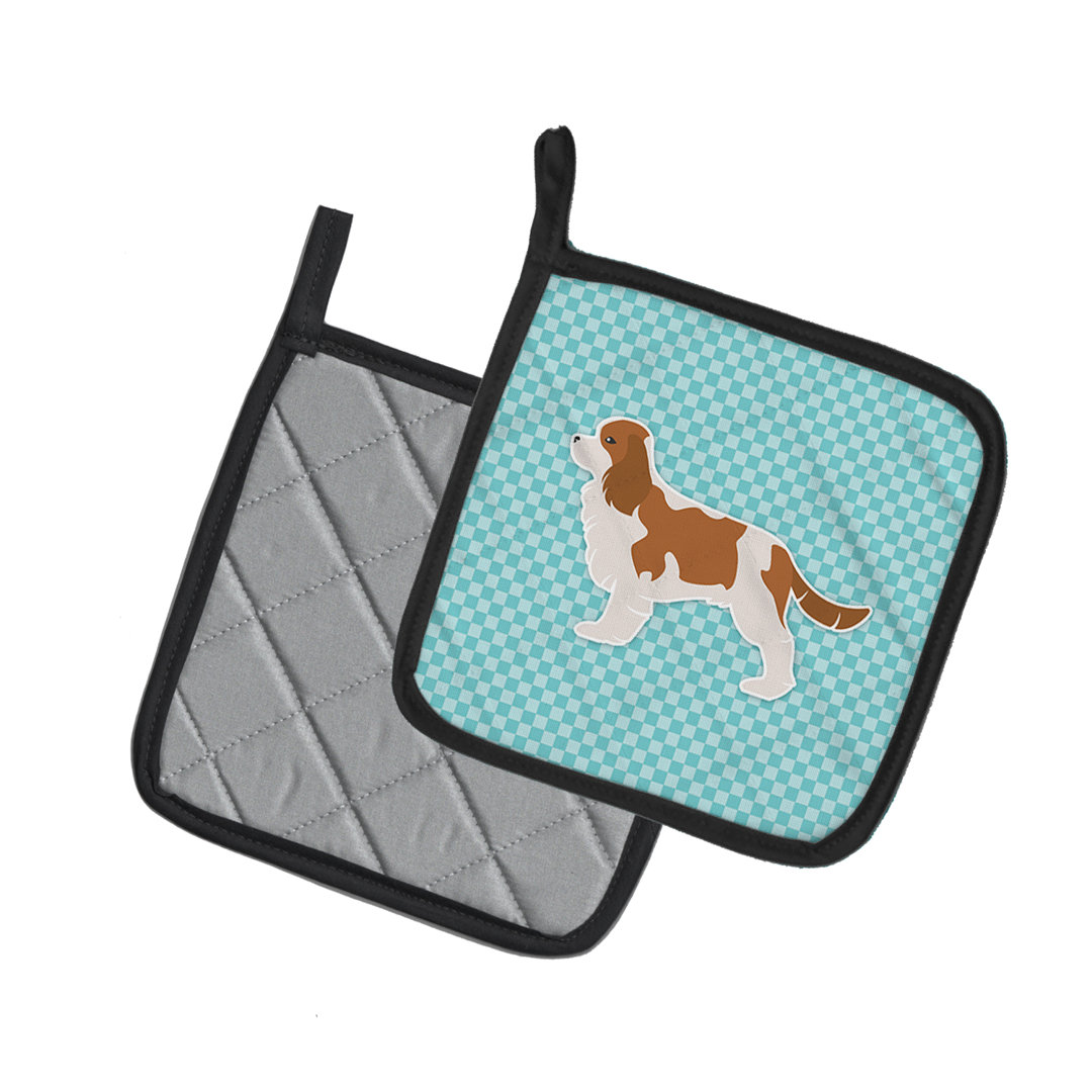 East Urban Home Gingham Polyester Potholder Set (Set of 2) East Urban Home 