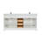 72" Solid Wood Sink Vanity  With 1' Artificial Stone Top-1034314401
