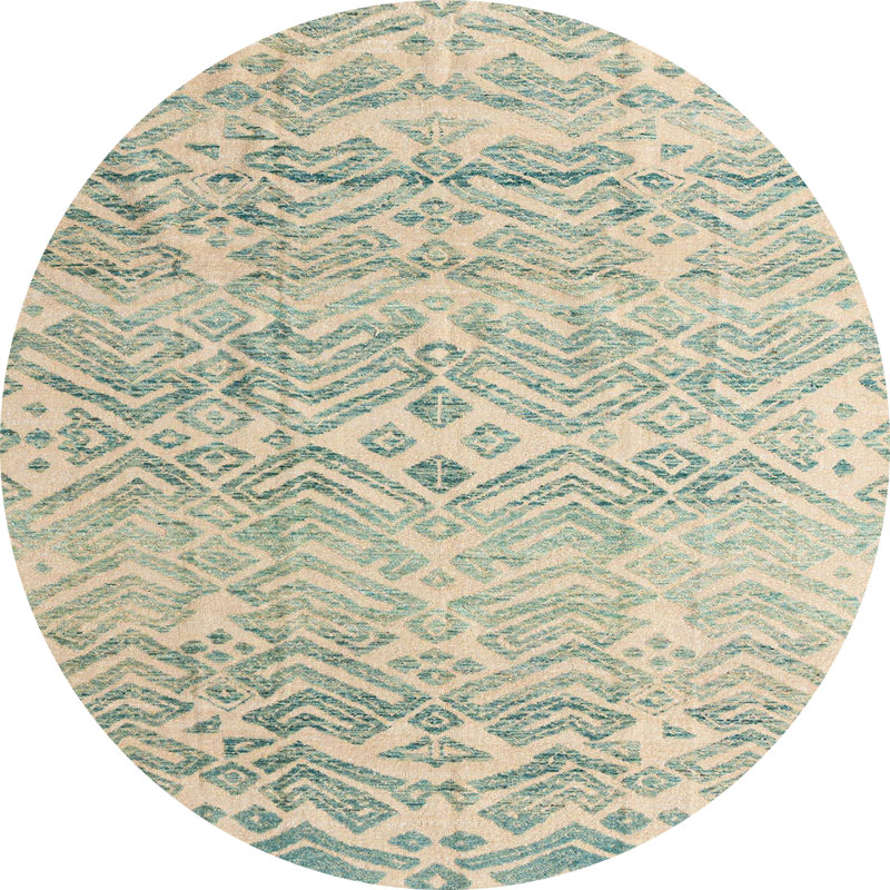 Abstract Indoor Rug, Round 3'