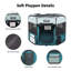  Parc pour chien et chat GOOPAWS, bleu sarcelle, 45 po-278930755-278930783