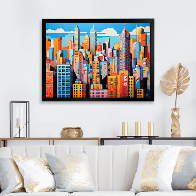 Pop Art Chicago Cityscape II - impression