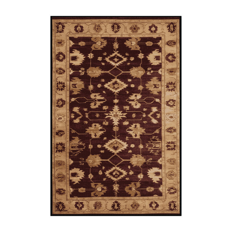 Tapis noir surteint lavable à la machine, Rectangulaire 2 pi x 3 pi