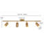 Luminaire encastré linéaire à 4 lumières Gulcan-1076609351