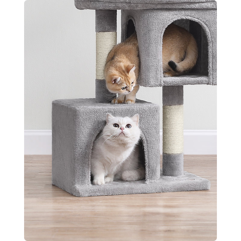74cm Cat Tree, Light Grey