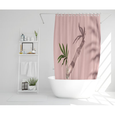 Elizabet 13 Piece Polyester Shower Curtain Set