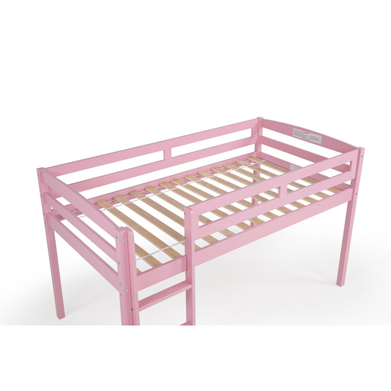 Alique Kids Loft Bed, Twin, Pink