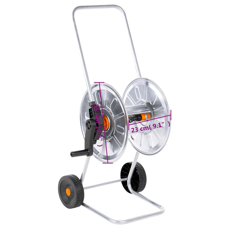 Galvanised Steel, Plastic Hose Reel