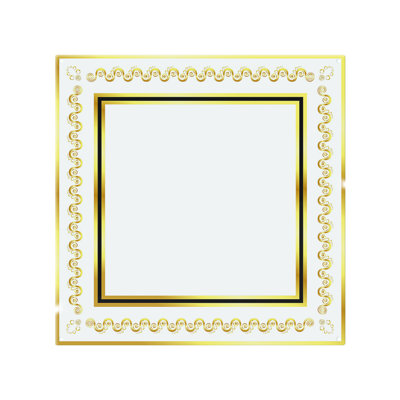 60cm W x 75cm L Glass Peel and Stick