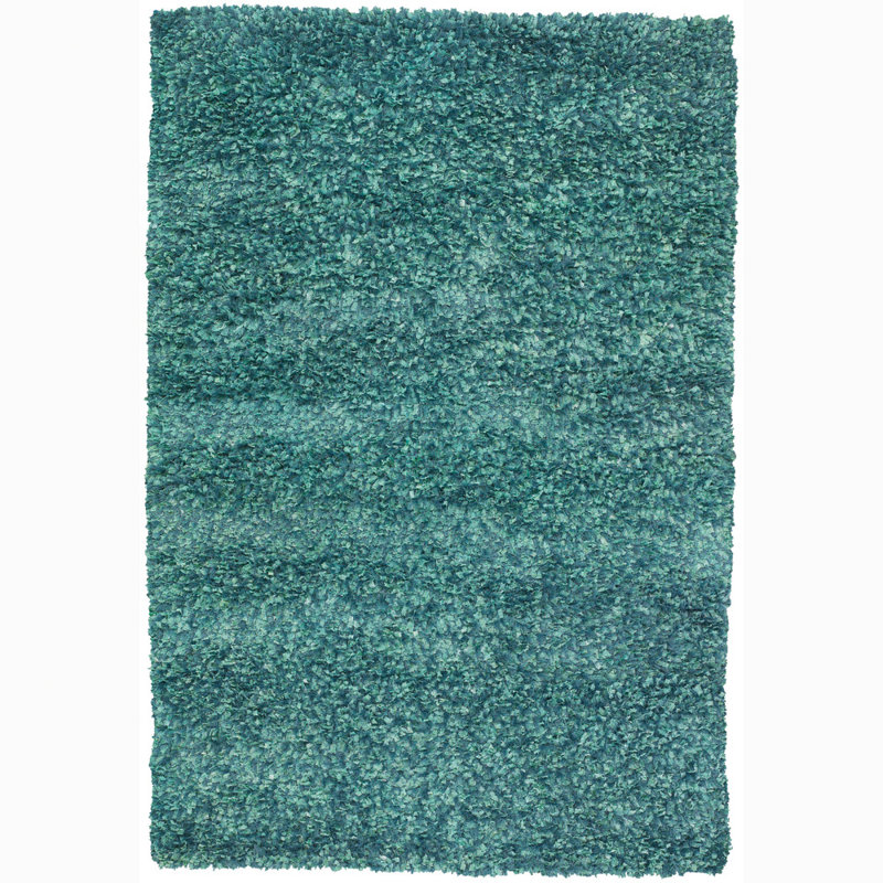 Tapis bleu area Renald, 9 pi x 13 pi
